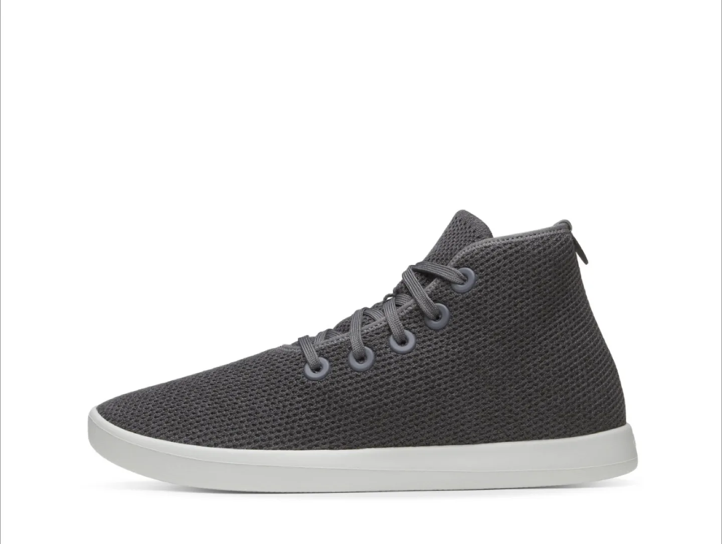 Mens 9 / Black-Grey High Top Allbirds Comfy Summer Shoes thumbnail