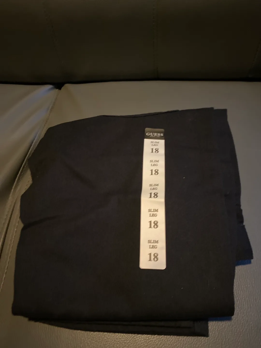 Guess Slim Leg Black Pants - Size 18 thumbnail