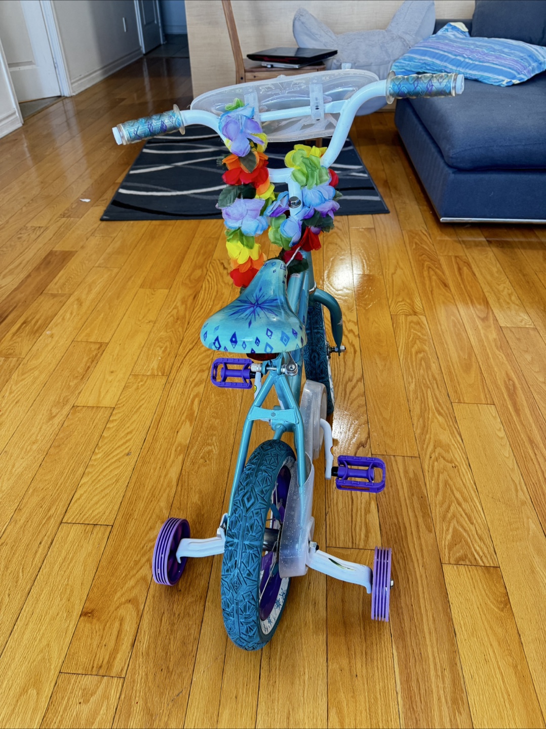 Disney Frozen Kids Bike with Training Wheels - photo 4