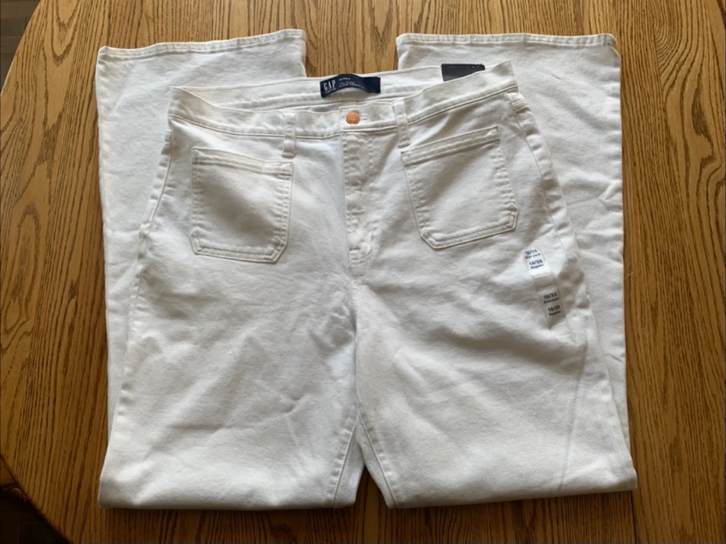 Gap Denim 70s Flare Jeans - Size 16/33 Regular thumbnail