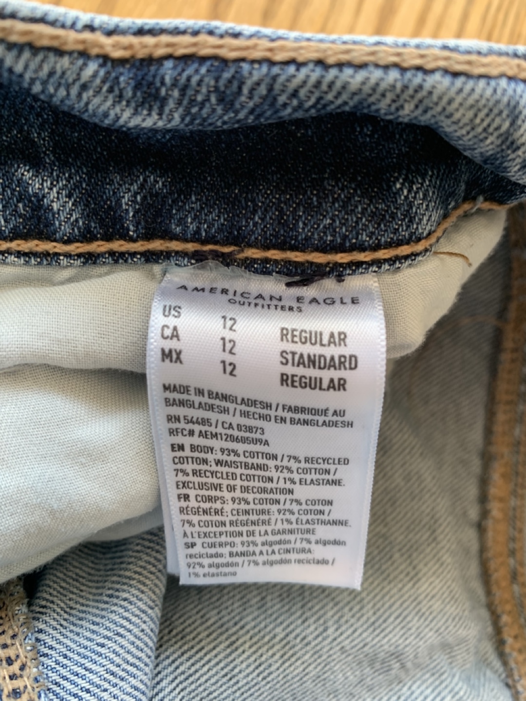 American Eagle Outfitters Jeans, Size 12, Waist 31 - photo 3