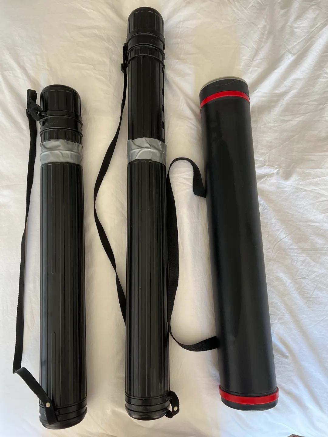 Adjustable Black Plastic Art Tube Carrier thumbnail