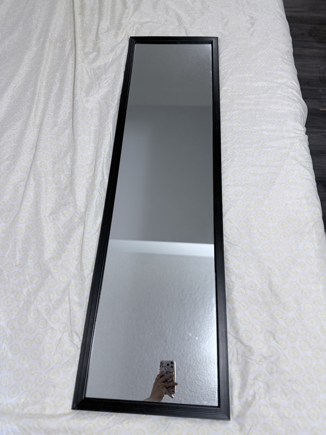 Black Framed Full Length Mirror - photo 3