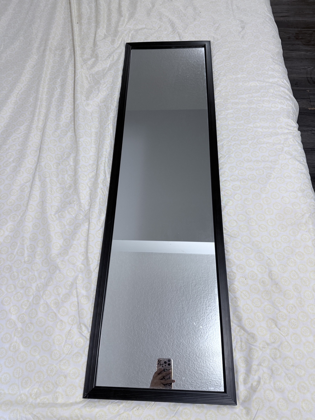 Black Framed Full Length Mirror - photo 2