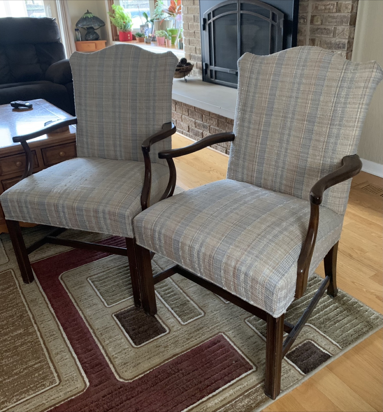 Hickory Chair Arm Chairs - Set of 2