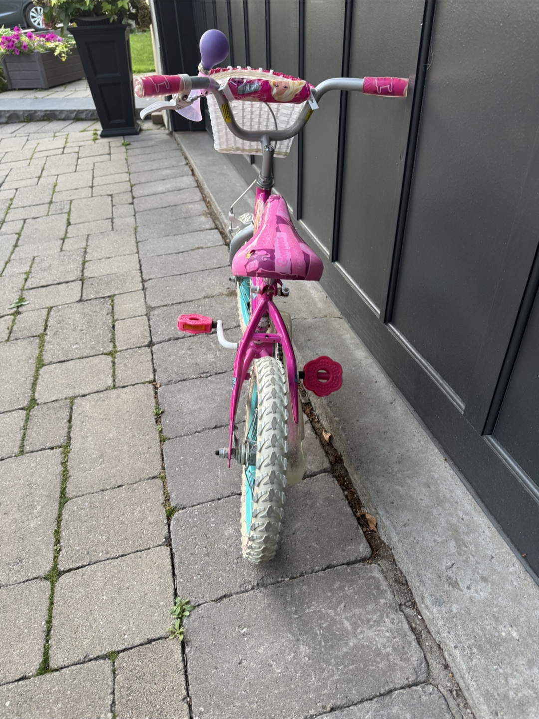 Barbie Kids' Bike - Pink & White - photo 3