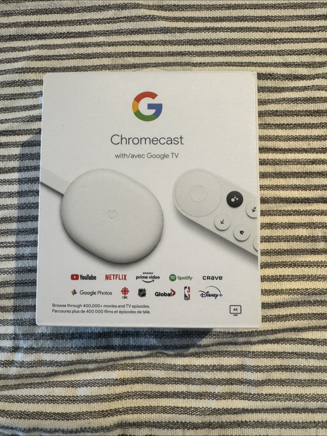 New Google Chromecast with Google TV