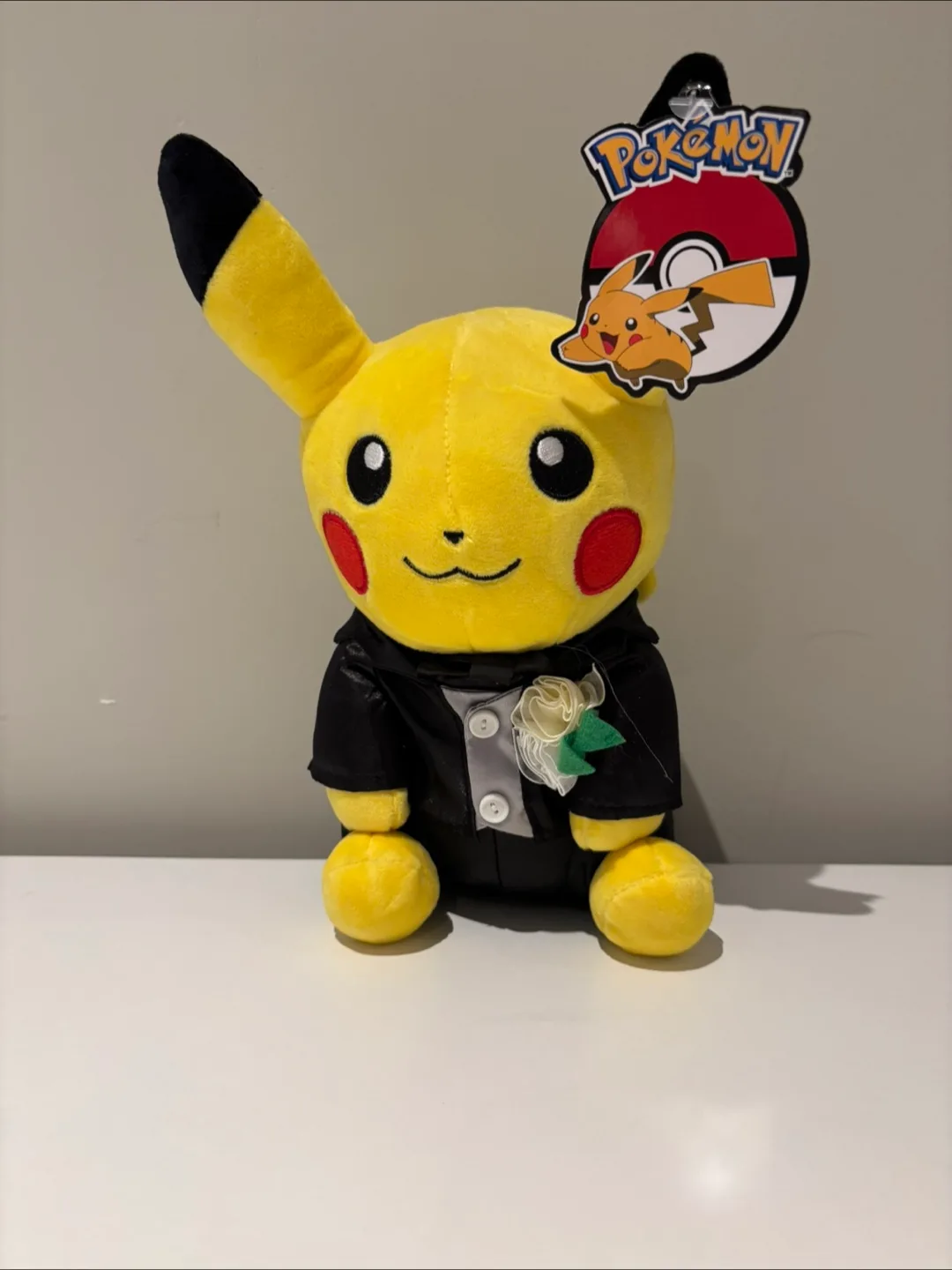 24 cm Pikachu Plush in Tuxedo Pokémon thumbnail