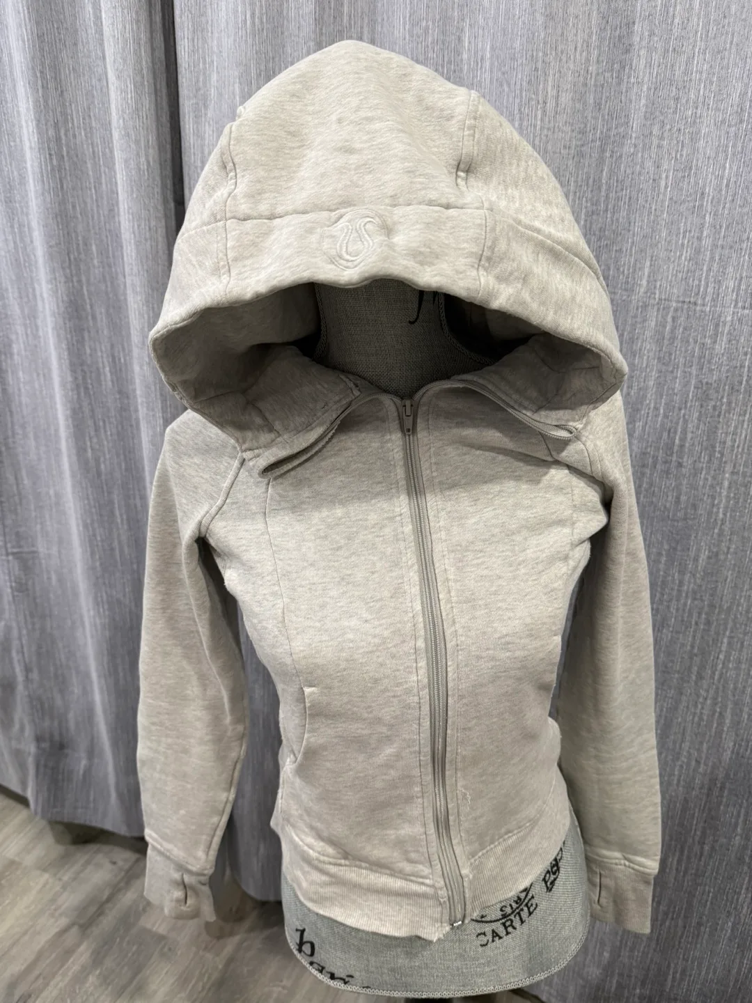 Lululemon Scuba Hoodie Light Grey size 2 thumbnail