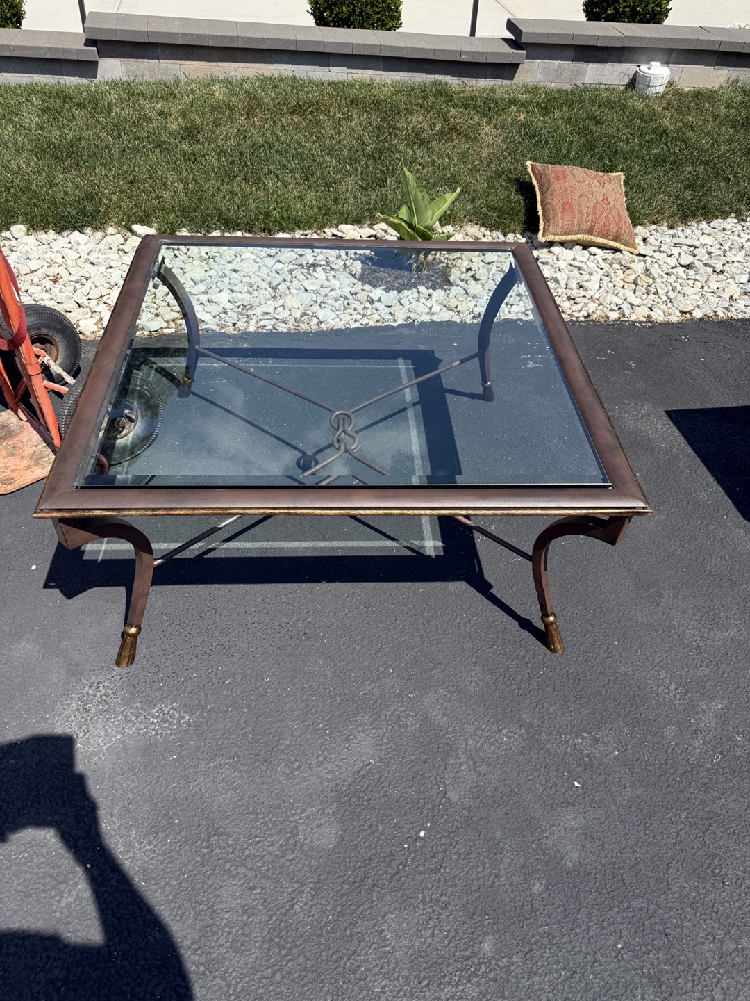 Glass Top Coffee Table