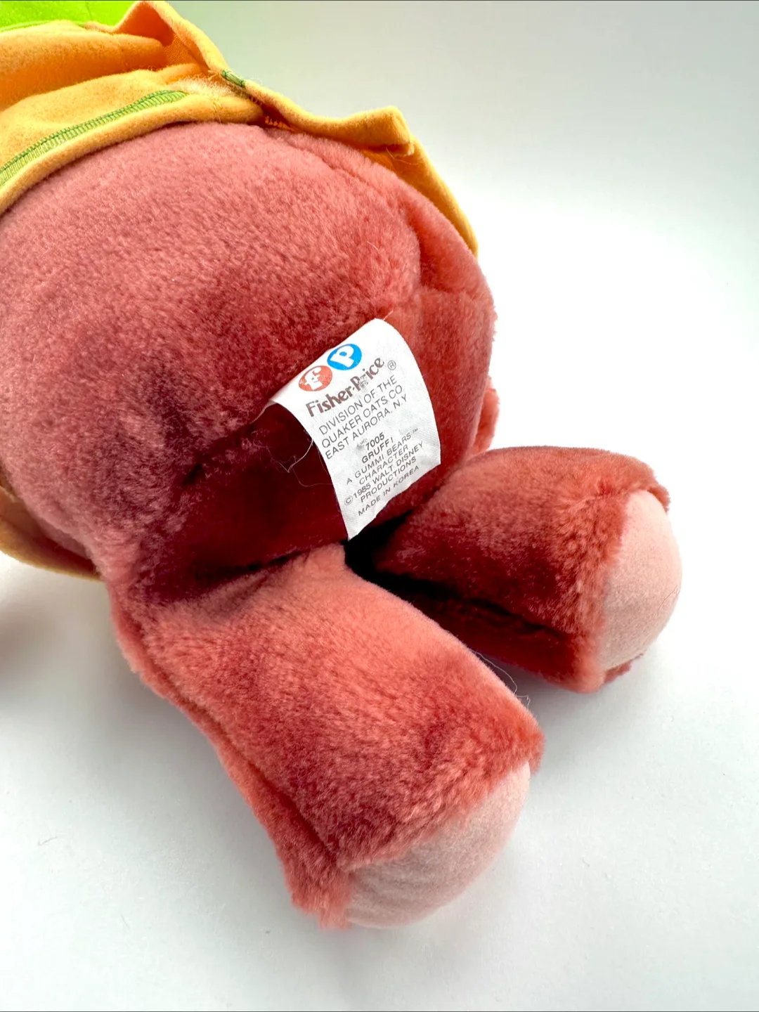 Vintage Gruffi plush toy from Disney’s The Gummi Bears toy image indicator(2)