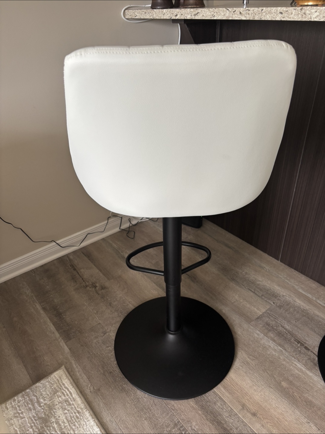 White Bar Stools (Set of 2) - photo 2