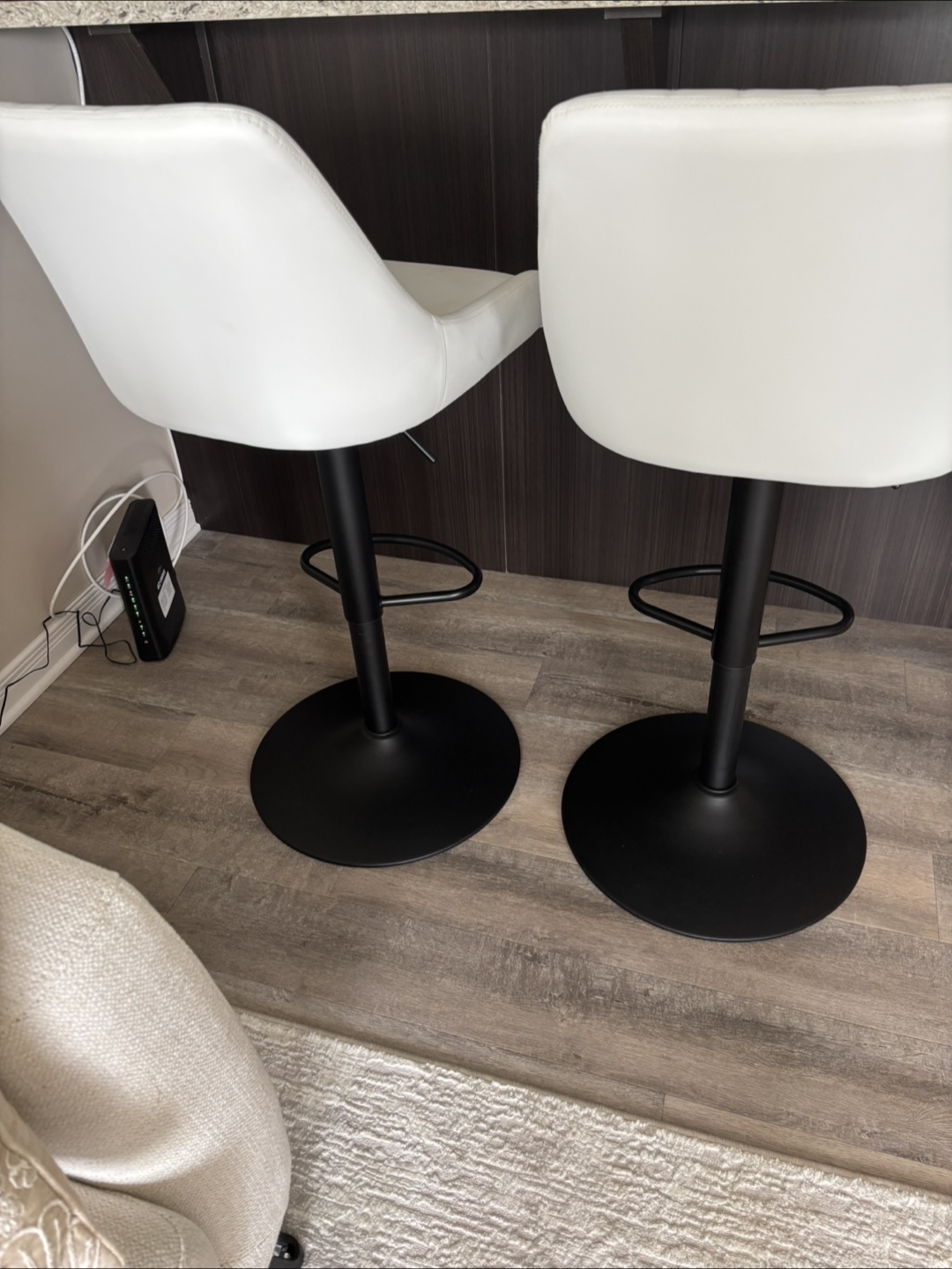 White Bar Stools (Set of 2) - photo 4