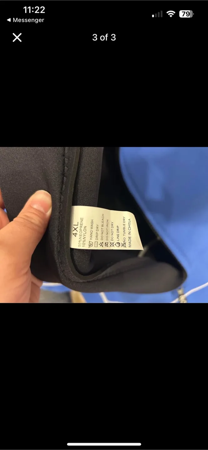 Men’s 4XL 3mm wetsuit image indicator(3)