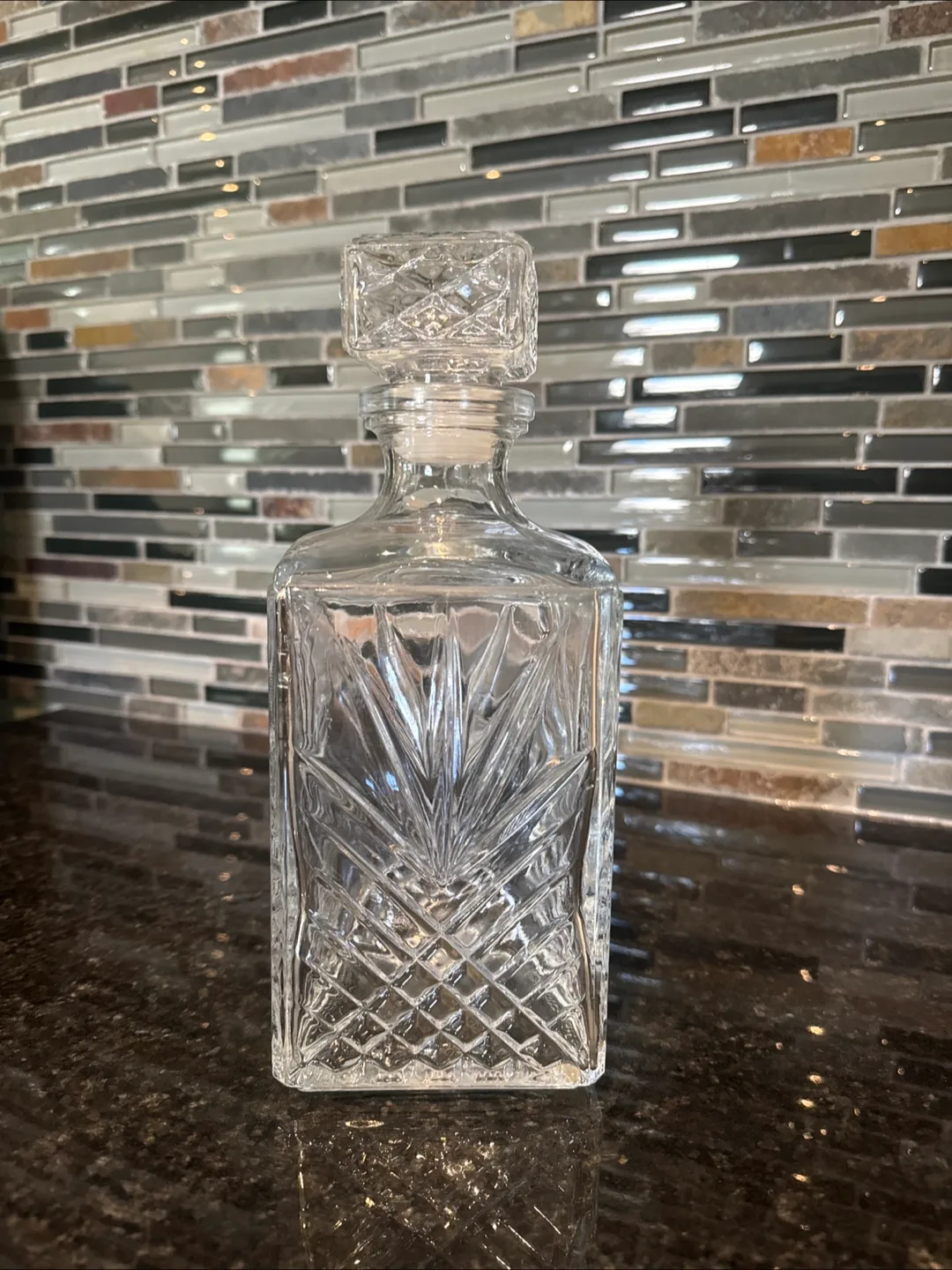 Glass Decanter with Stopper thumbnail