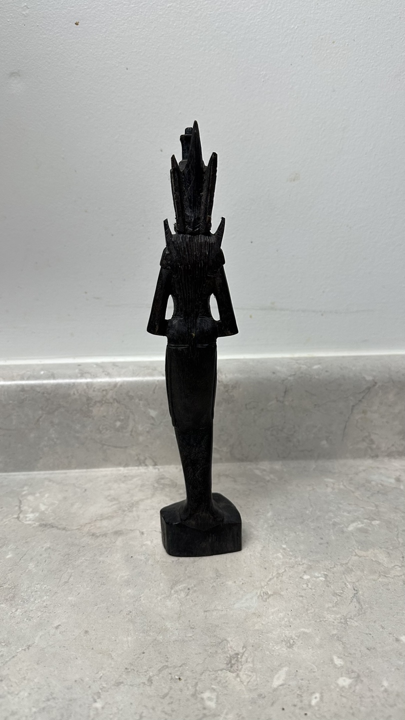miniature hand-carved maiden sculpture, - photo 3