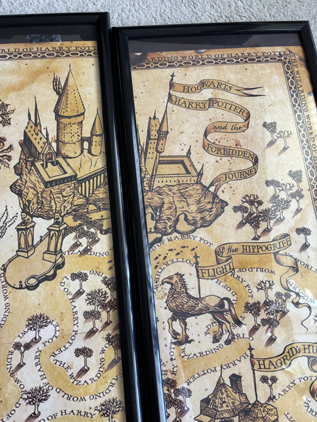 Harry Potter Wizarding World Map Framed Art - photo 5