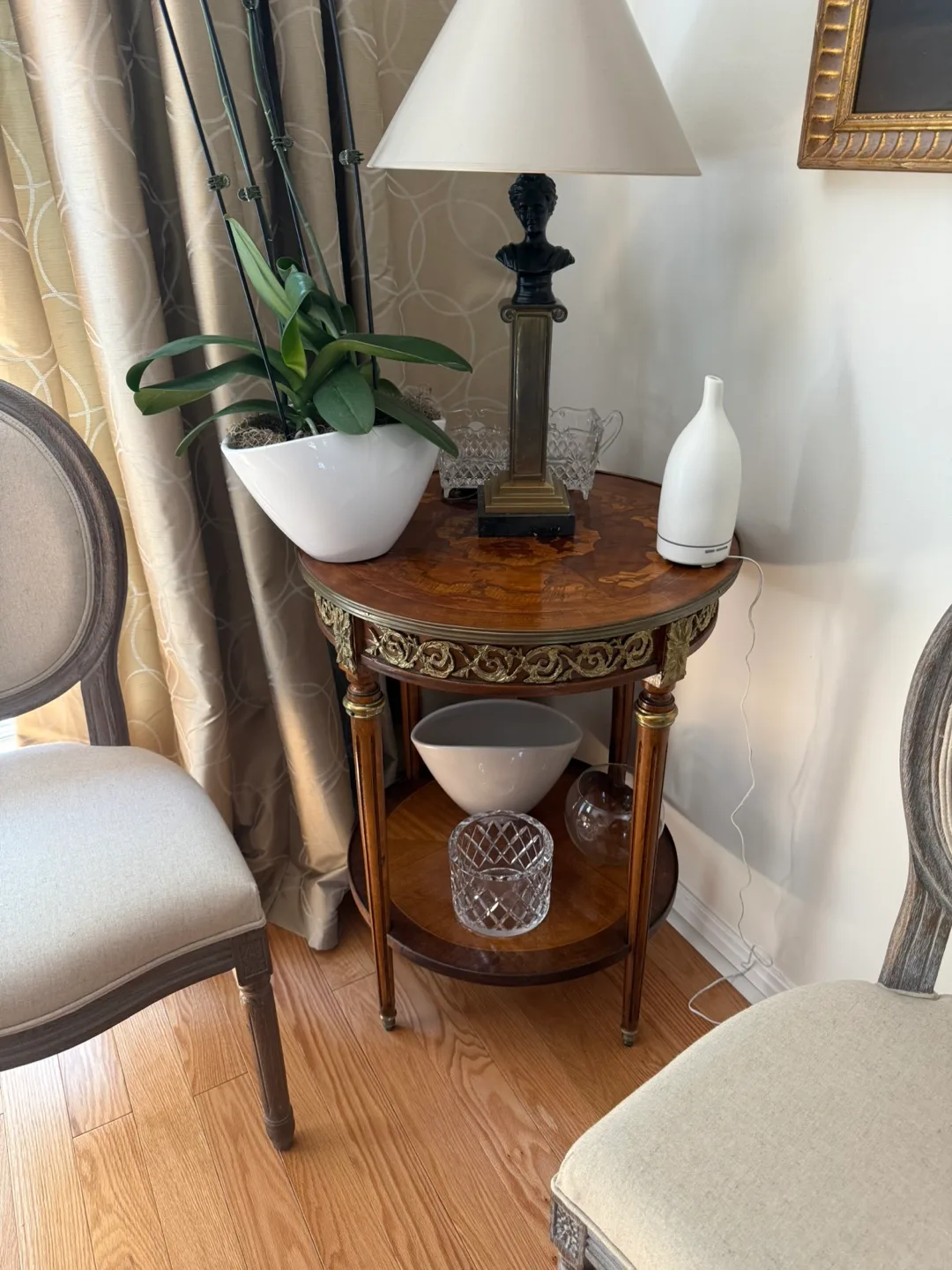 Antique Vintage French style Side Table thumbnail