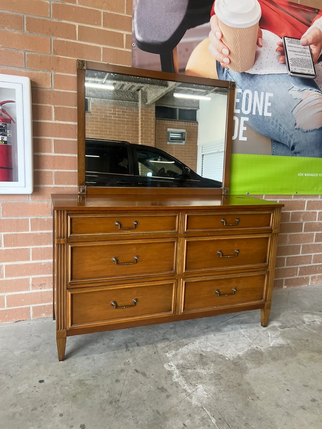 National of Mt. Airy NC Dresser with Mirror thumbnail