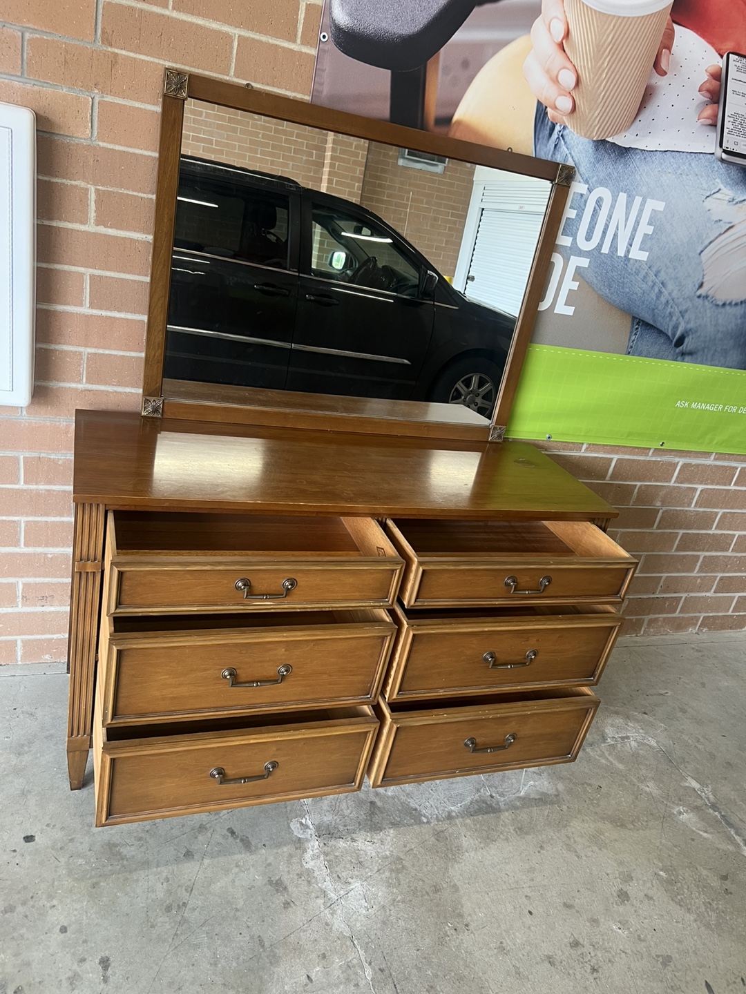 National of Mt. Airy NC Dresser with Mirror - photo 4