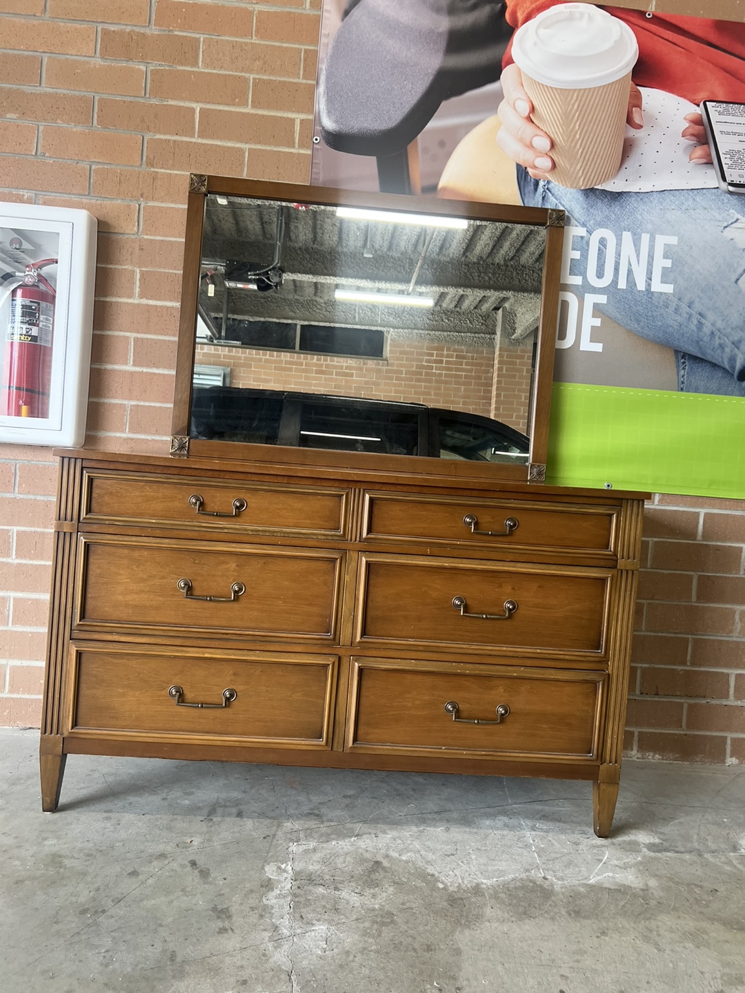National of Mt. Airy NC Dresser with Mirror - photo 3
