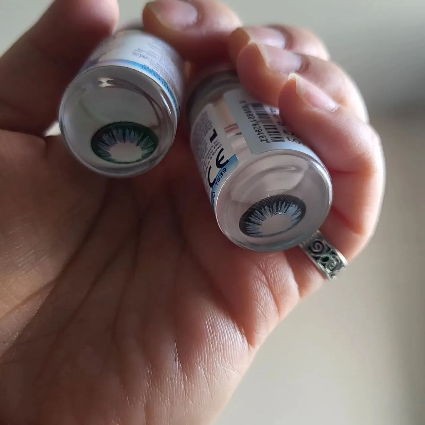 Splash Coloured Prescription Contacts (Grey Storm) image indicator(2)