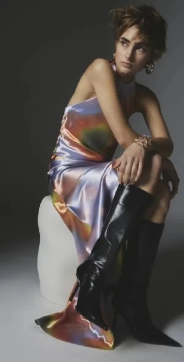 Urban Outfitters Silence and Noise Iridescent Halter Top image indicator(2)