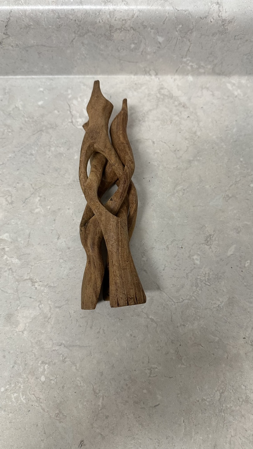 Ocean Shell Studios. Wooden Stand tripod 3 legged hand crafted - photo 4