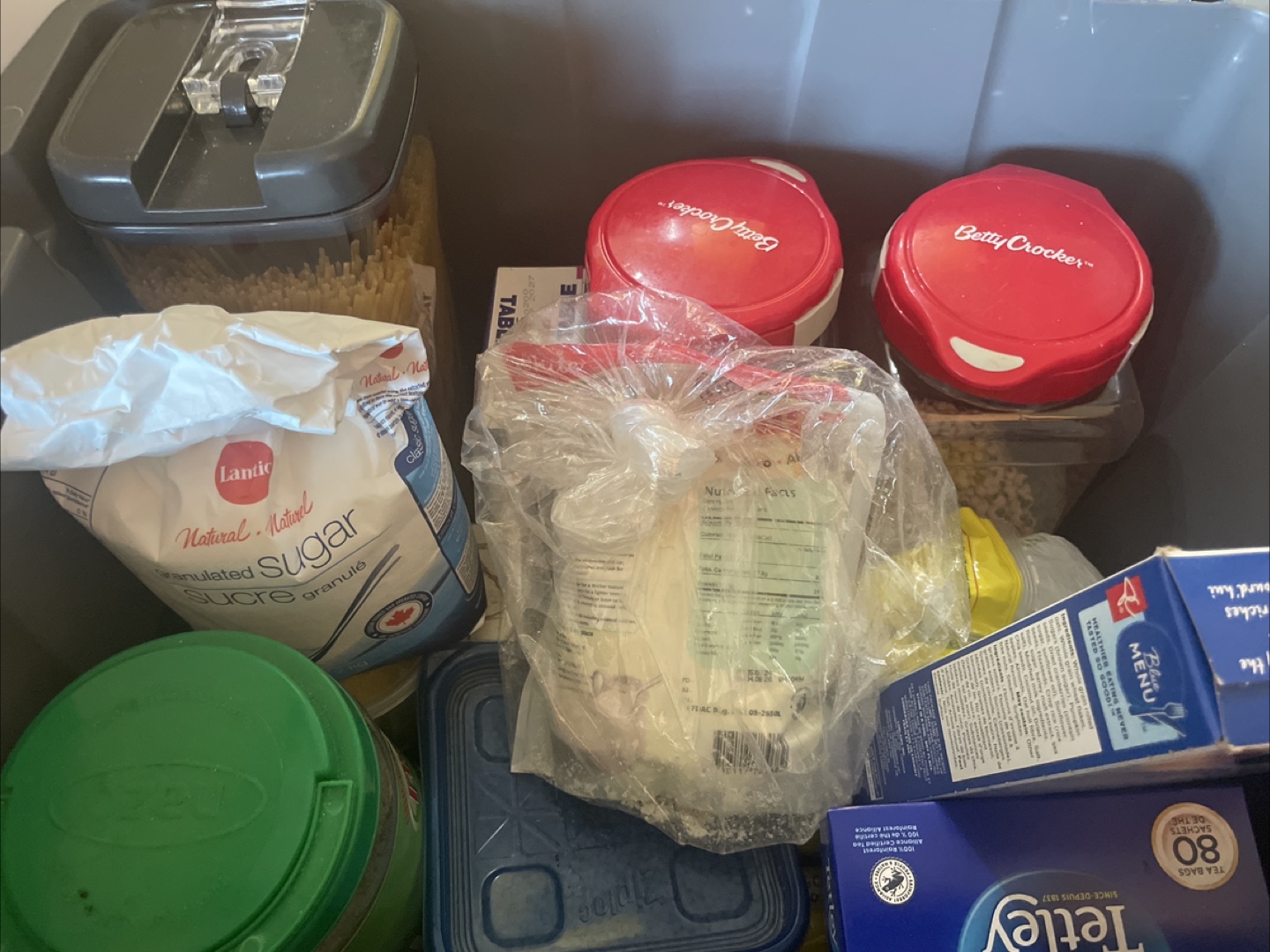 Various food items