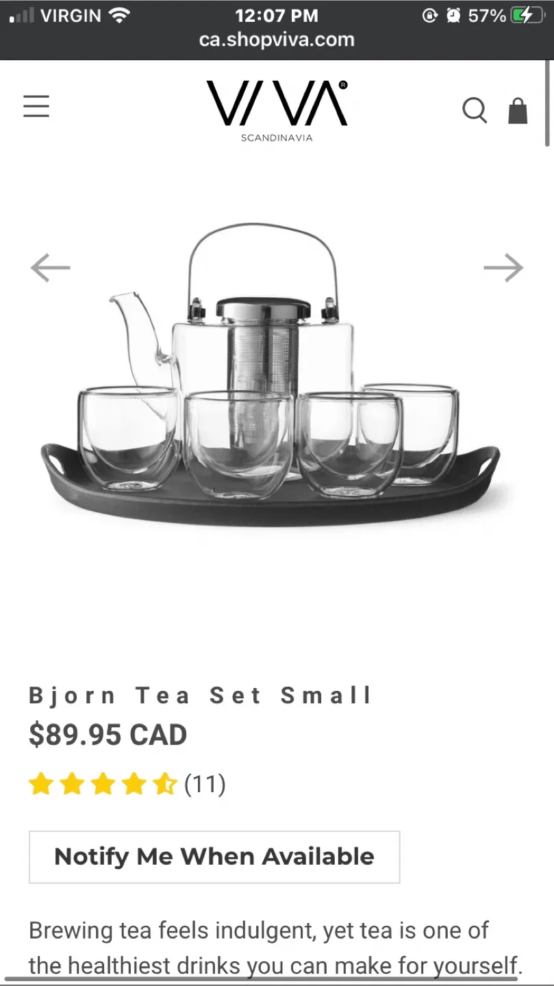 VIVA Scandinavia Bjorn Tea Set thumbnail