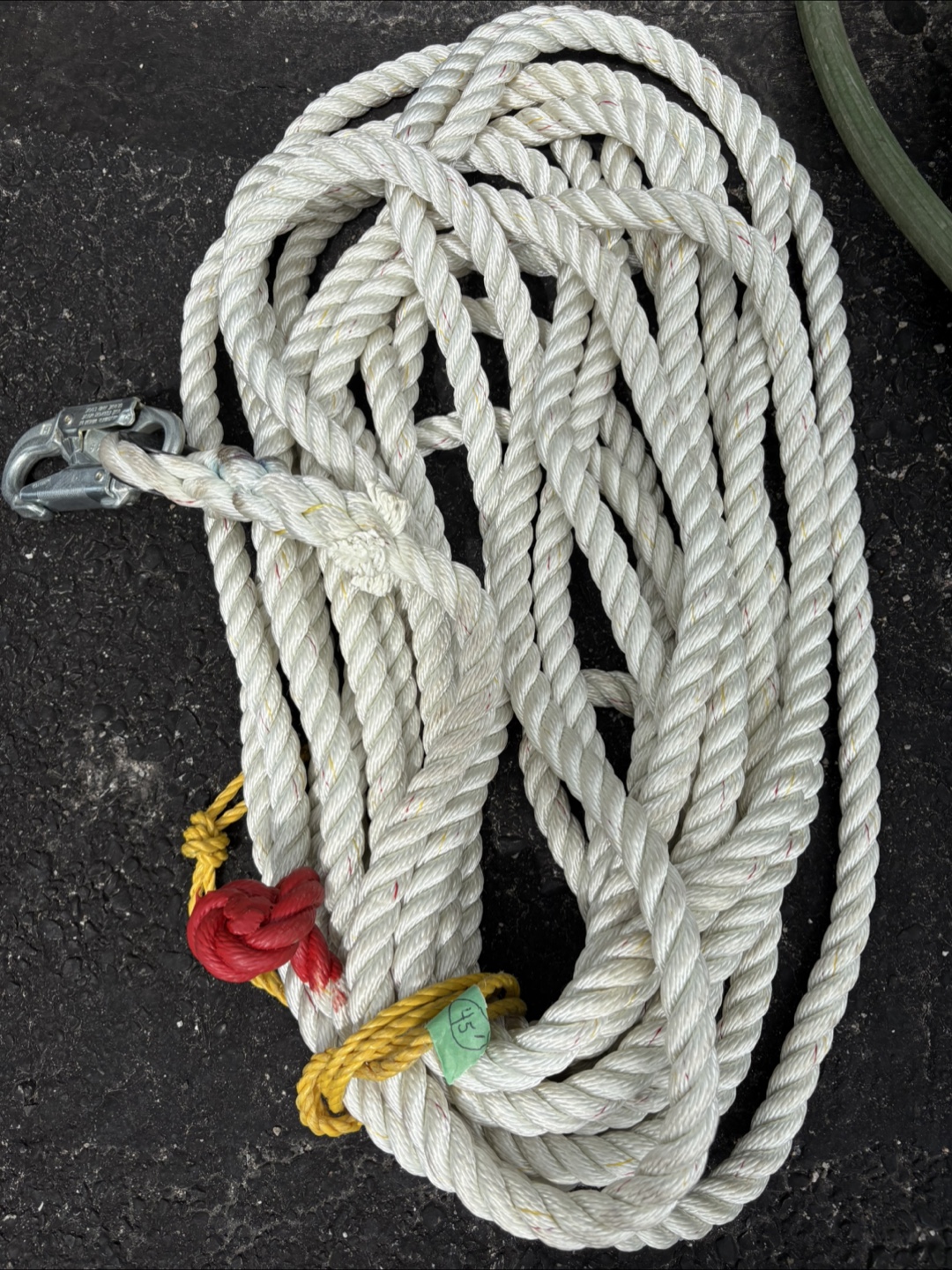45 ft rope with snap hook - photo 2
