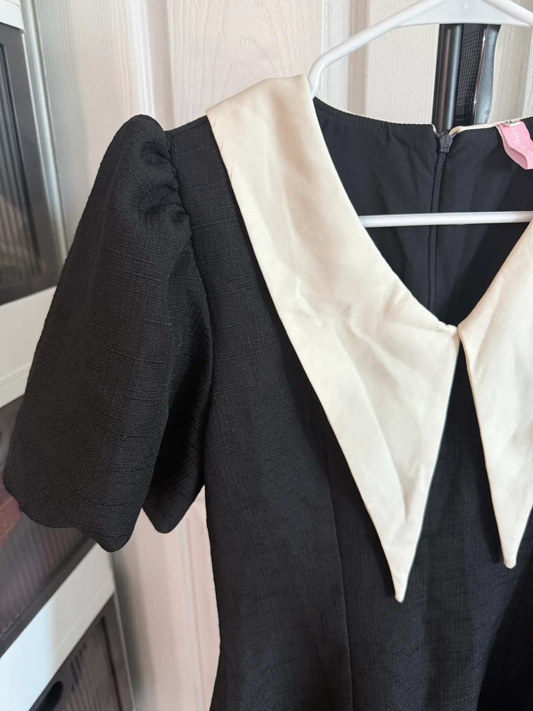 Black & White Mini Tweed Dress image indicator(4)