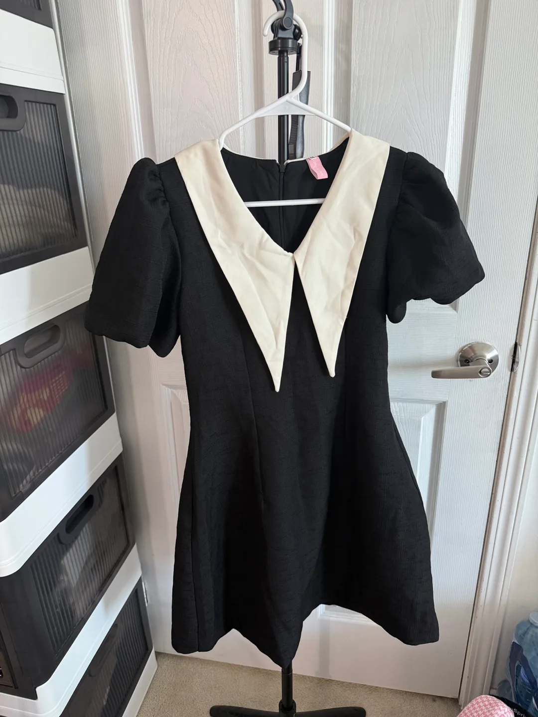 Black & White Mini Tweed Dress image indicator(2)