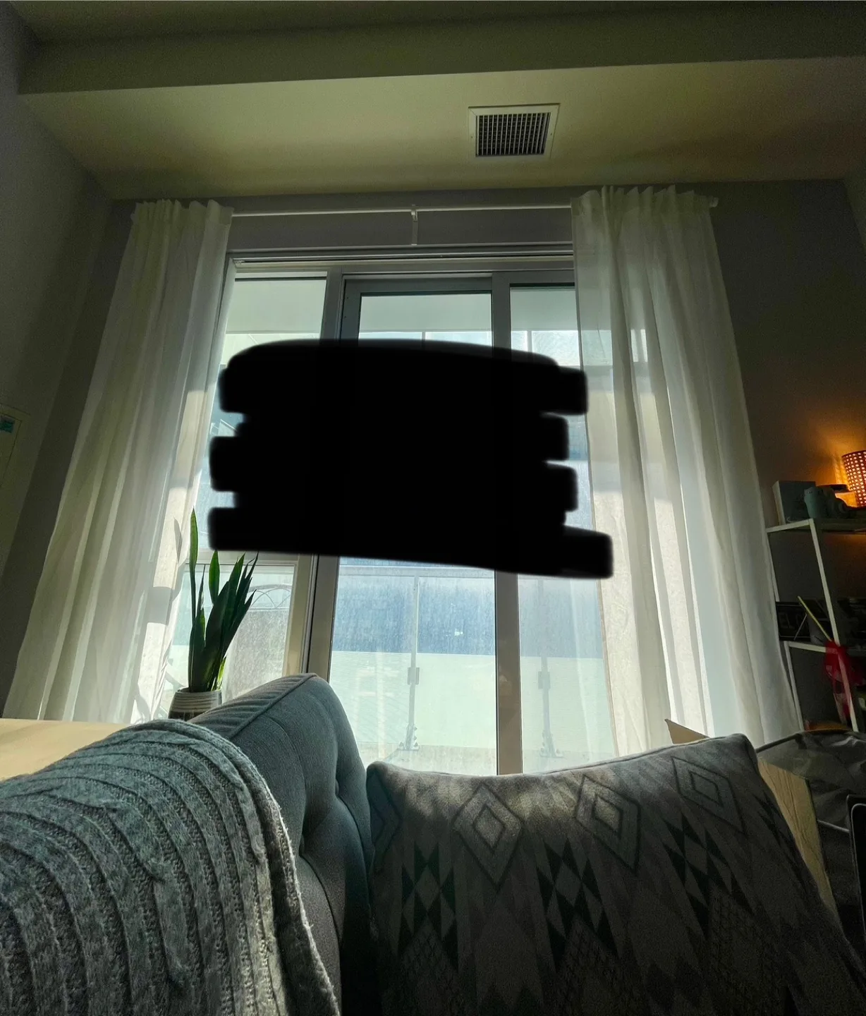 IKEA White Curtain Rod Set thumbnail