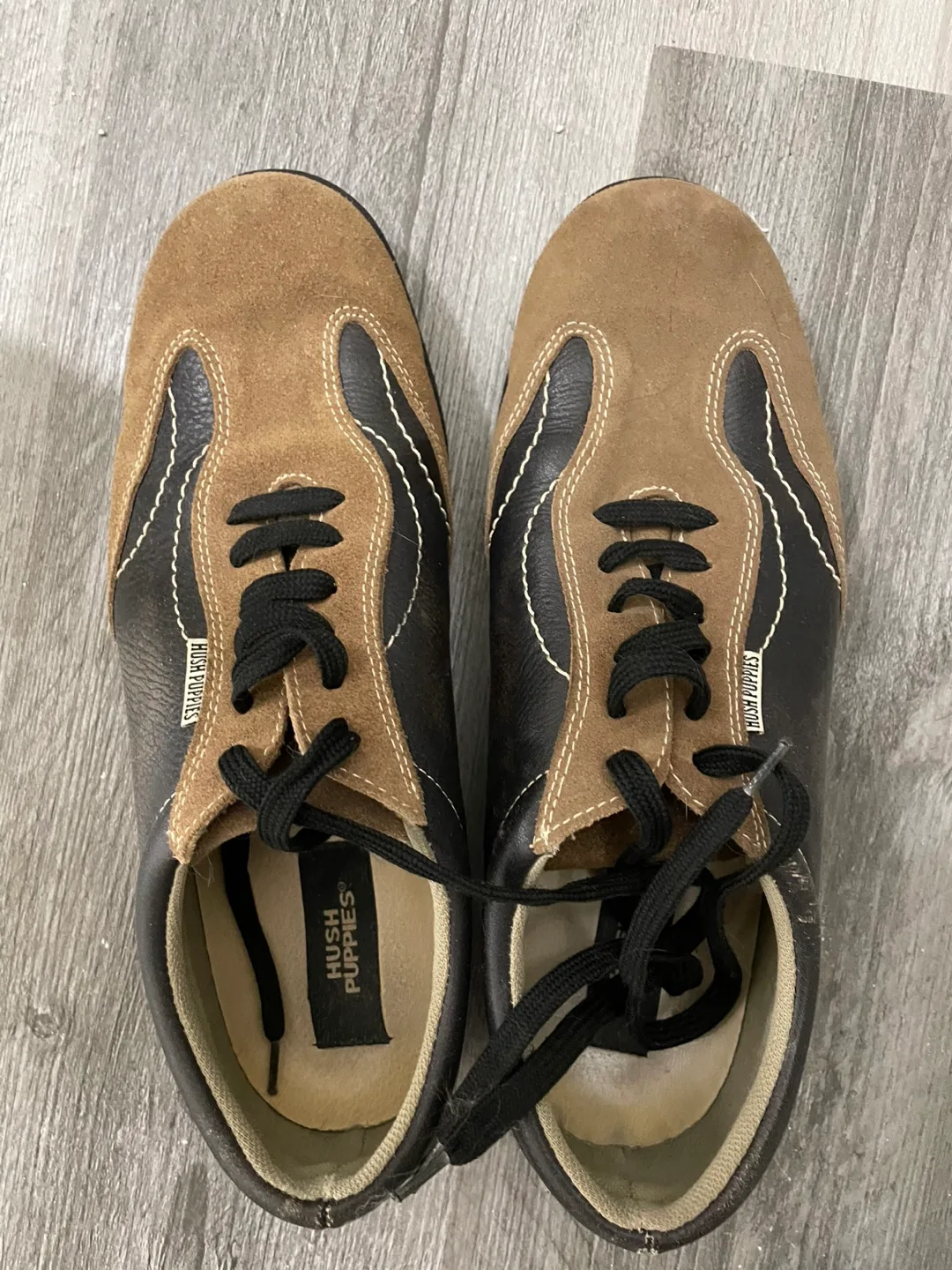 Hush Puppies Leather Sneakers Size 45 thumbnail