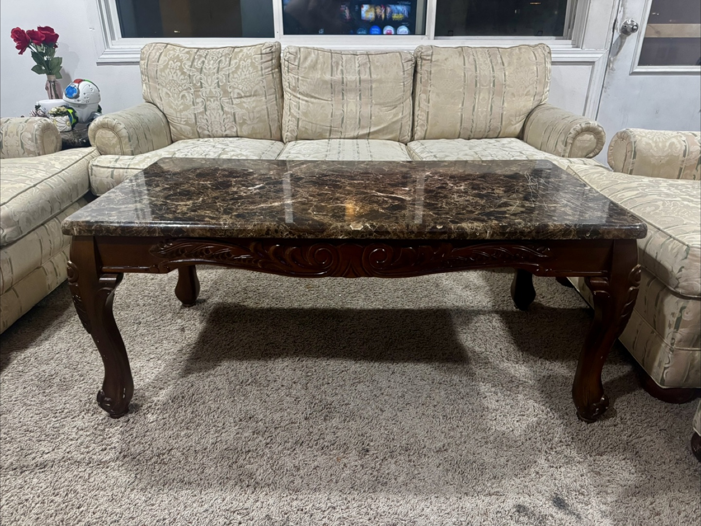 Marble Top Coffee Table