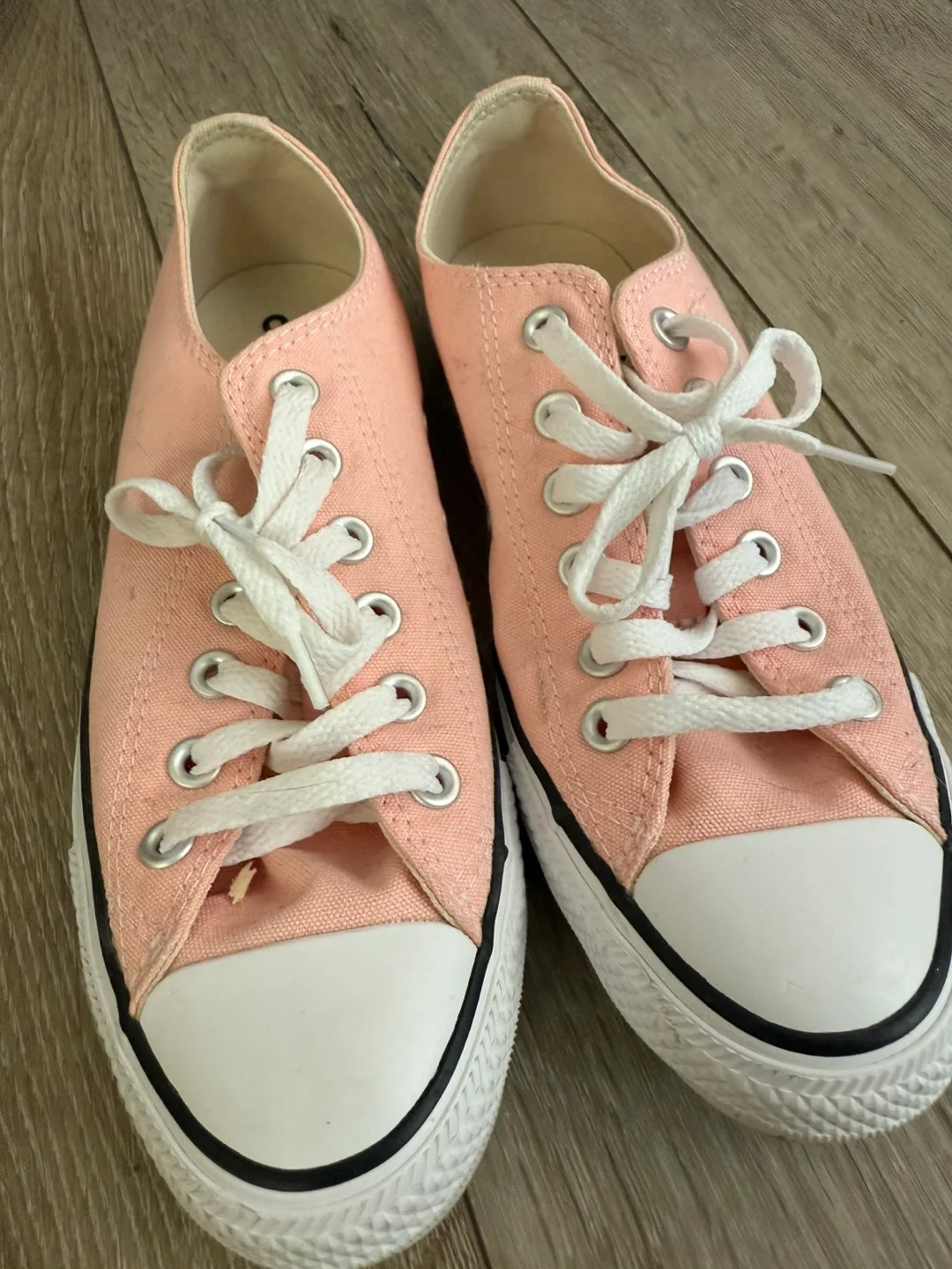 3 pairs Converse All Star Low Top Sneakers - Size 5.5 Pink thumbnail