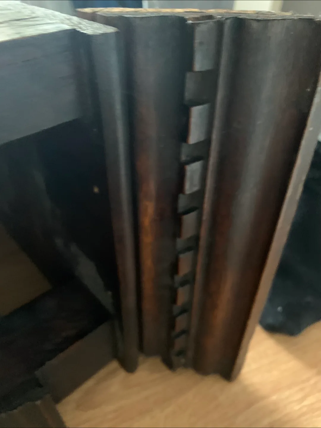 Antique Solid Oak Over Mantle image indicator(6)