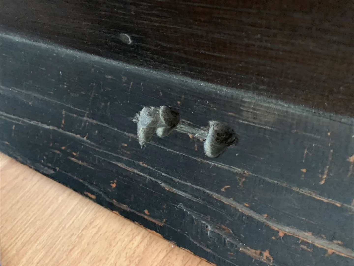 Antique Solid Oak Over Mantle image indicator(8)