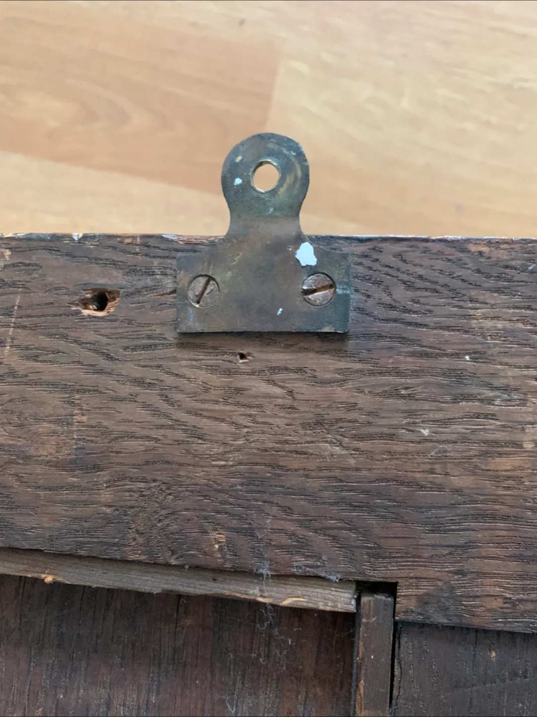 Antique Solid Oak Over Mantle image indicator(7)