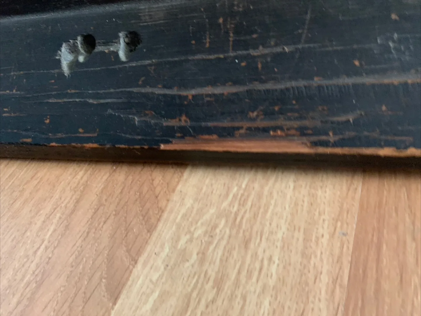 Antique Solid Oak Over Mantle image indicator(9)