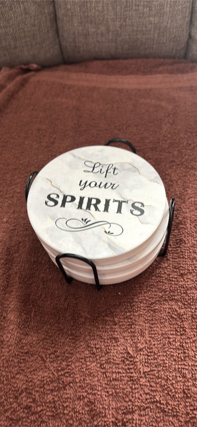 Funny Coasters with Holder