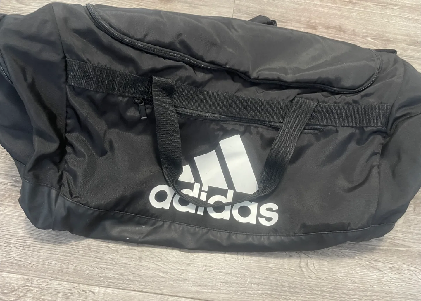 Adidas Black Duffle Bag thumbnail