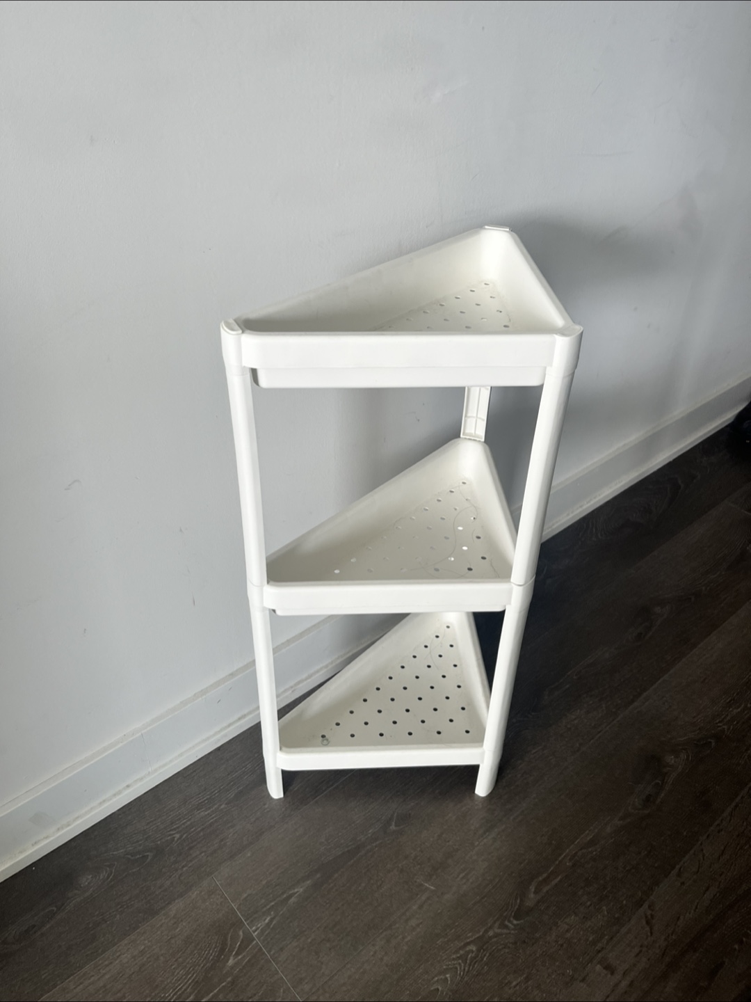 Ikea White Corner Shelf
