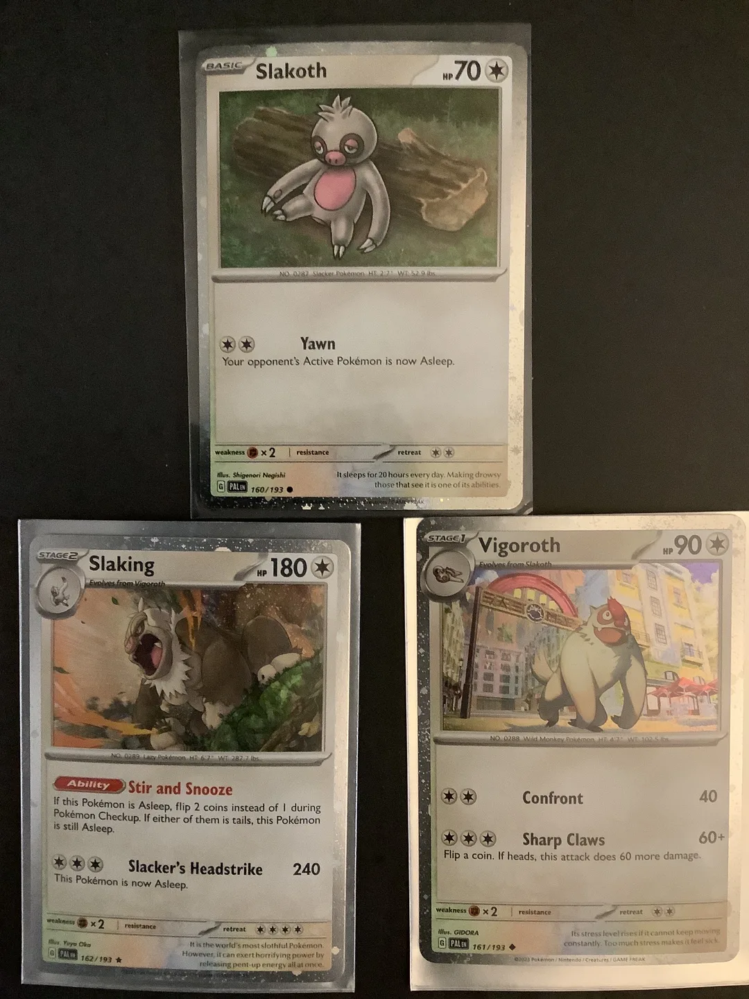Cosmos holo Slakoth, Vigoroth, Slaking set (US/AUS exclusive!) thumbnail