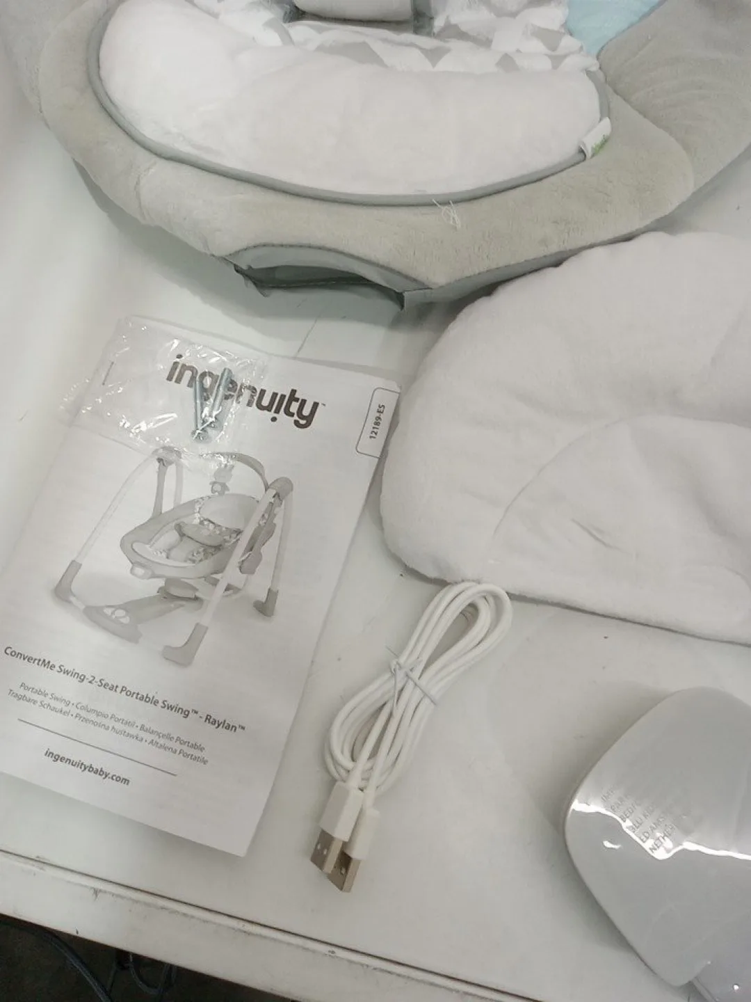 Ingenuity ConvertMe Swing-2-Seat Portable Swing - Raylan image indicator(4)