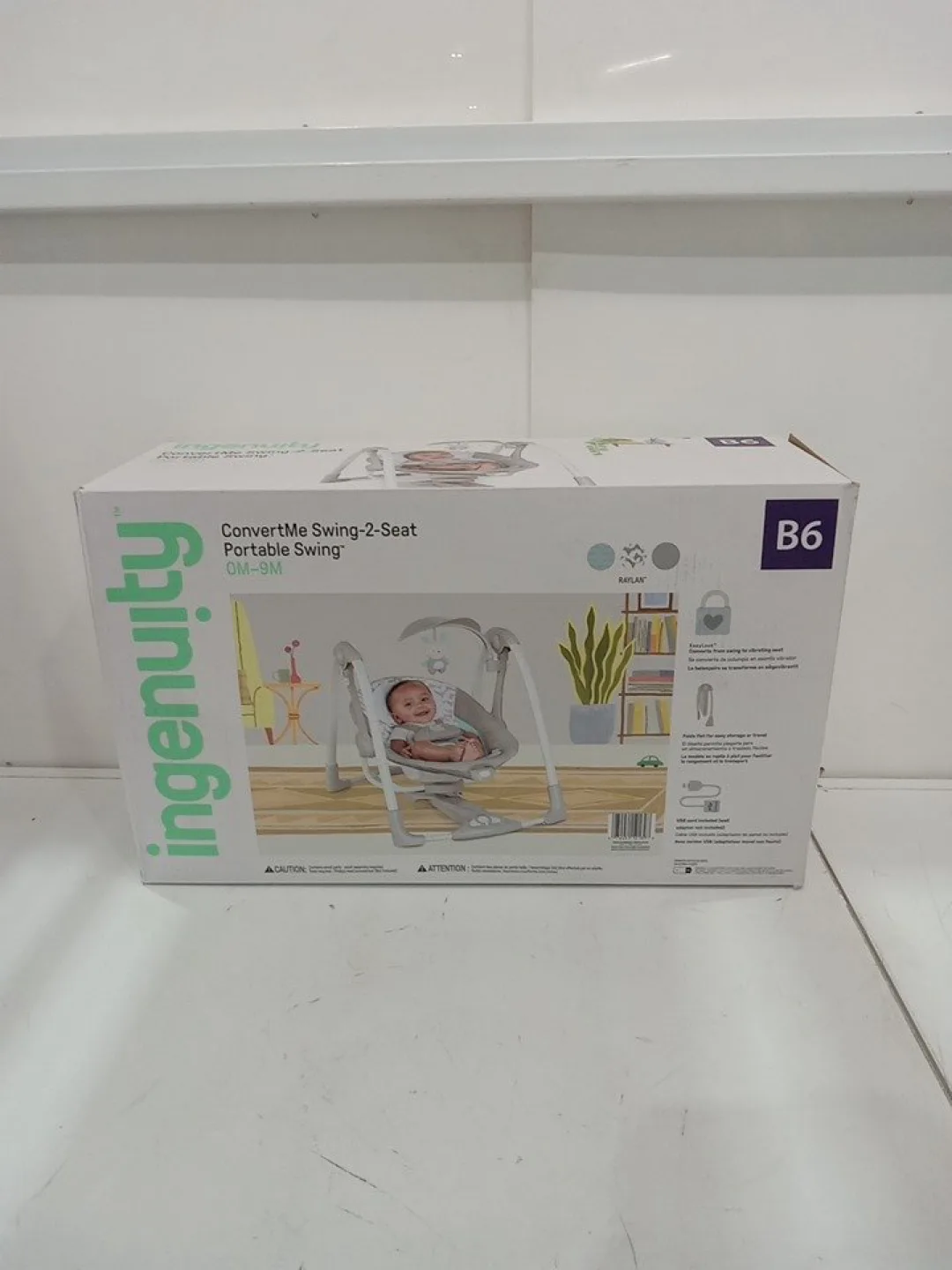 Ingenuity ConvertMe Swing-2-Seat Portable Swing - Raylan image indicator(2)