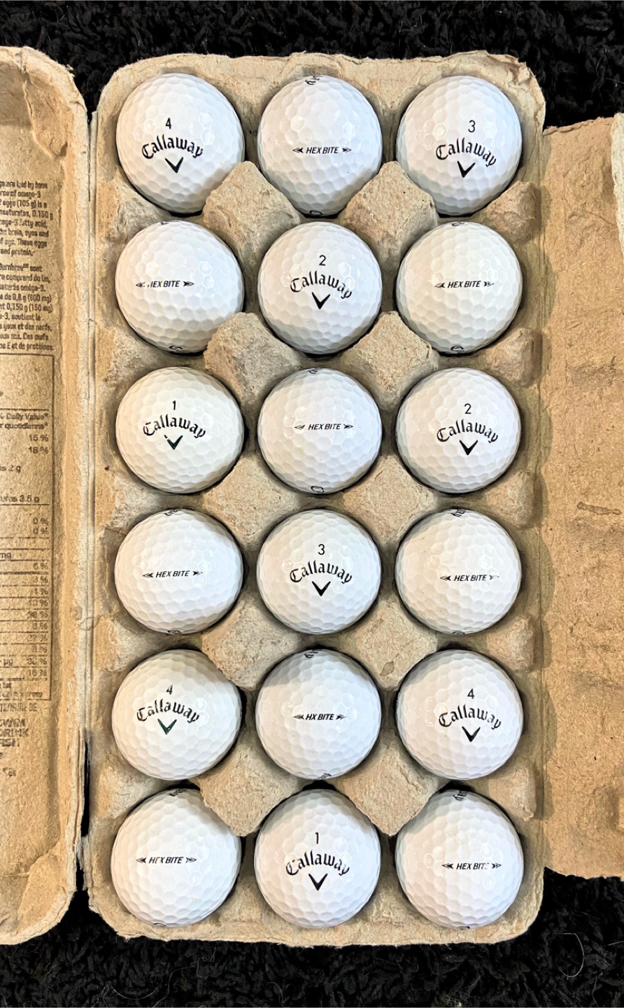 18 Callaway Hex Bite Golf Balls - photo 2