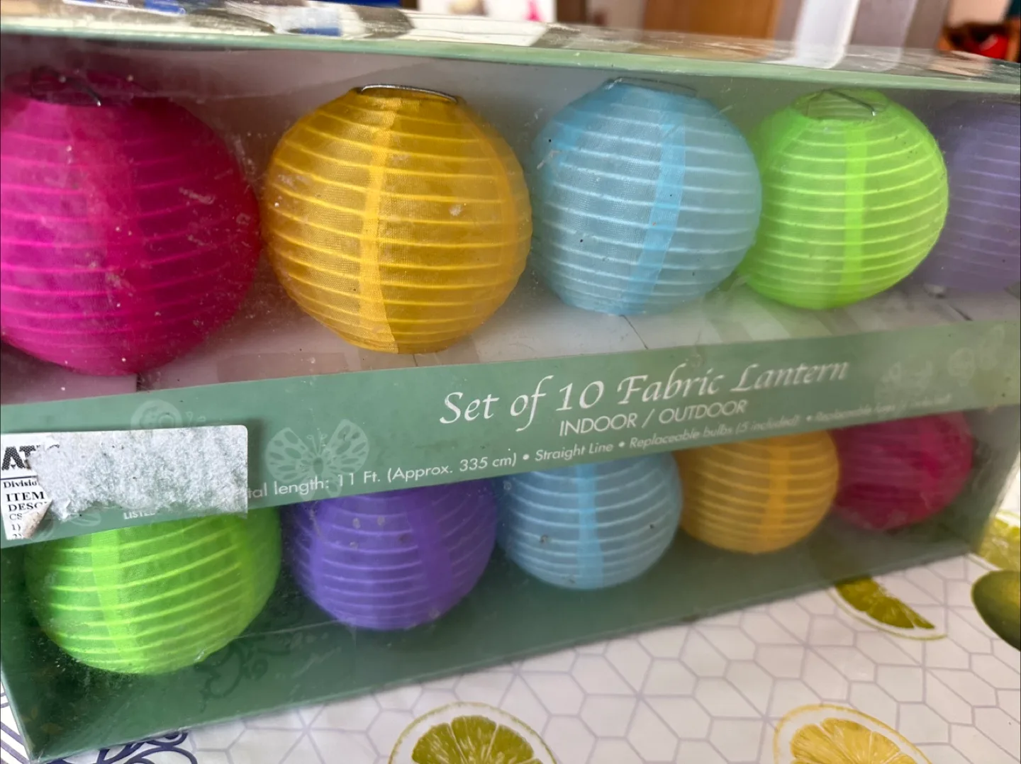 Set of 10 Fabric Lantern - Indoor/Outdoor thumbnail