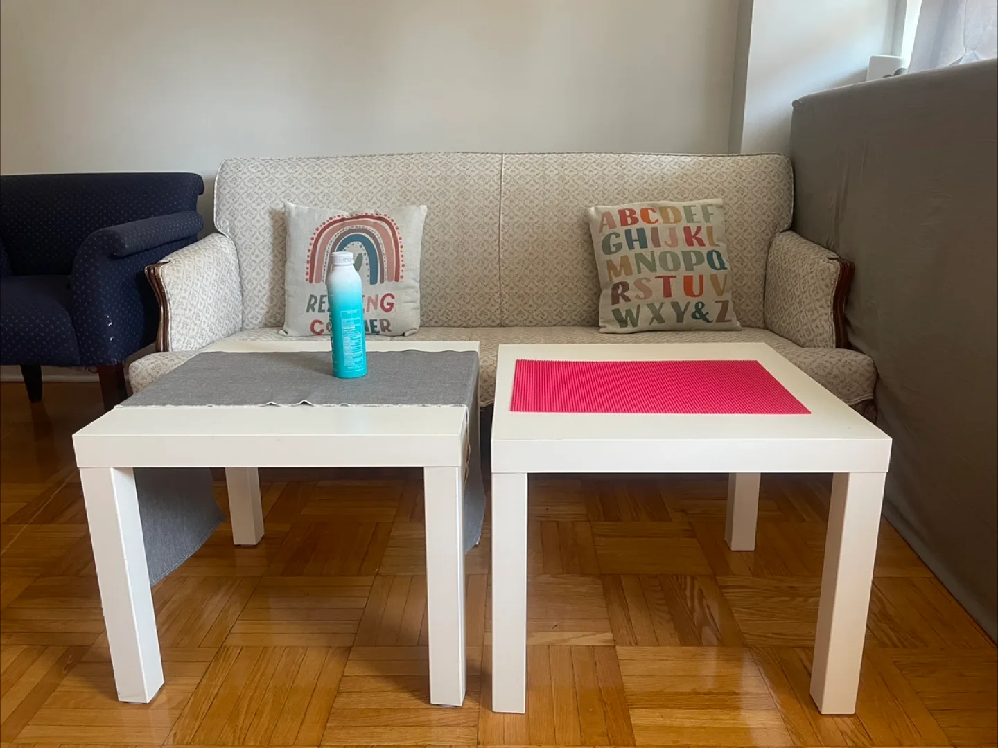 IKEA LACK Side Tables - White thumbnail